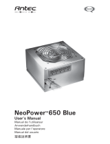Antec 650 Blue Manual de usuario
