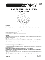 AMS LASER 3 LED Manual de usuario