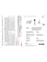 AKG WMS40 Mini Dual Vocal Set Band-US25-A/C Guía de inicio rápido