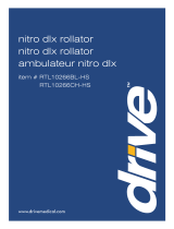 Drive Medical Nitro DLX Rollator El manual del propietario
