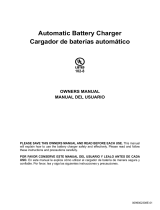 Schumacher SC1564 Automatic Battery Charger UL 102-8 El manual del propietario