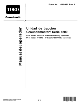 Toro Groundsmaster 7200 Series Traction Unit Manual de usuario
