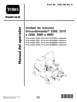 Toro Groundsmaster 3200 2-Wheel Drive Traction Unit Manual de usuario