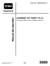 Toro eS3000SD 72V TORO 76cm Manual de usuario