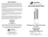 Pure Guardian MODEL: HTR410B El manual del propietario