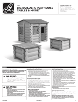 Step2 Big Builders Playhouse Tables & More™ 132 Piece Building Set Manual de usuario