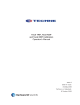 Keison TECHNE Tecal 650F Manual de usuario