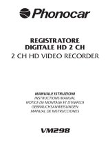 Phonocar VM298 Manual de usuario