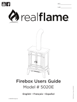Real Flame 5020E-BK El manual del propietario