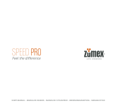 Zumex Speed Pro Cooler Podium Manual de usuario