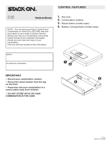 Stack-On PC-1665 Instructions Manual