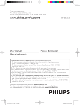 Philips Consumer Lifestyle BOU-HTB3525BVF7 Manual de usuario