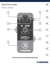 TC Electronic DITTO+ LOOPER Manual de usuario