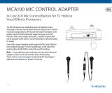 TCHELICON MCA100 MIC CONTROL ADAPTER Guía de inicio rápido
