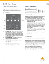 Behringer CP35 Attenuators Module Guía de inicio rápido