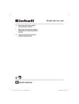 EINHELL TE-AG 18/115 Li Kit Instrucciones de operación