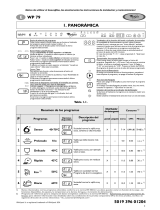 Whirlpool WP 79/4 LD Program Chart