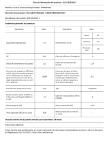 Whirlpool WIC 3C34 PFE S Product Information Sheet