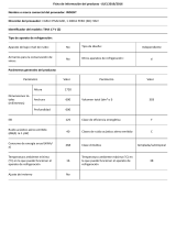 Indesit TIHA 17 V Product Information Sheet