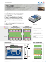 SBC PCD2.C1000 Extension module holder for 4 I/O mod. Ficha de datos