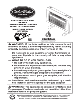 ProCom Heating MTF30TBU-R Manual de usuario