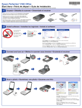 Epson B11B189071 - Perfection V500 Office Color Scanner Guía de inicio rápido