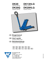 AC Hydraulic DK20 Manual de usuario