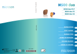 Microson M500 duo CIC Manual de usuario