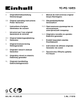 EINHELL TC-PG 10/E5 Operating Instructions Manual
