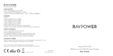 RAVPower RP-PC034 Manual de usuario