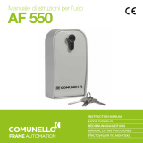 Comunello AF 550 Manual de usuario