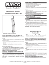 Bayco 918 Instrucciones de operación