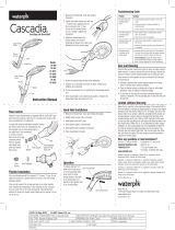 Waterpik Technologies Cascadia CF-200 Manual de usuario