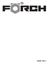 Forch 5326 125 1 Manual de usuario