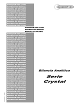 Gibertini Crystal Series Manual de usuario