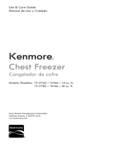 Kenmore Chest Freezer El manual del propietario