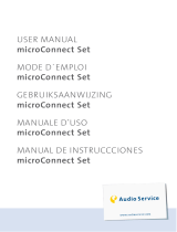 Audio Service microConnect Set Manual de usuario