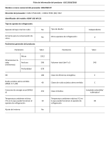 Bauknecht KGNF 182 WS Product Information Sheet