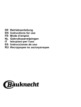 Bauknecht DBHVP 83 LT K Guía del usuario