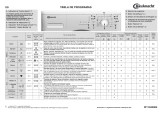 Bauknecht WA 74-2 SD Program Chart