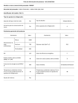 Indesit TAA 5 1 Product Information Sheet