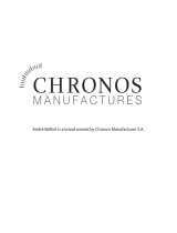 Chronos Manufactures Andre Belfort AB - 8110 Le Capitaine Instruction Manual / International Guarantee