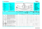 Whirlpool AWT 8123ED Program Chart