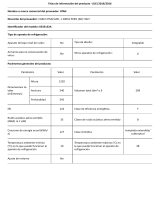 Atag KS33122A Product Information Sheet