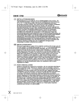 Bauknecht DNHE 3760 IN Program Chart