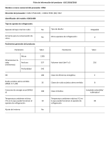 Atag KD63140B Product Information Sheet