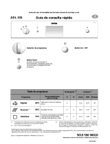 Ignis ADL 335/1 NB Program Chart