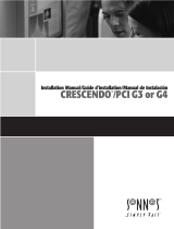 Sonnet CRESCENDO PCI G3 Guía de instalación