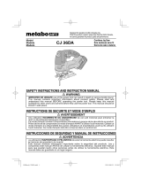 Metabo HPT CJ36DA Manual de usuario