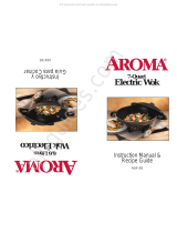 Aroma AEW-355 Instruction Manual & Recipe Manual